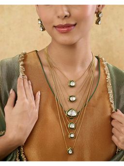 Indinoor - Tavari Kundan Necklace Set