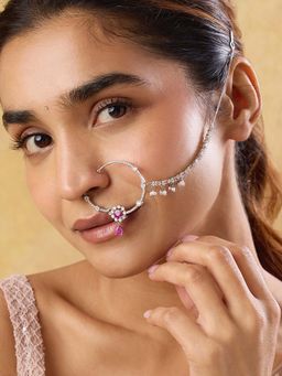 Indinoor - Zirconia Festive Nose Ring