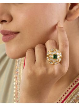 Indinoor - Shab Kundan Ring