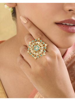 Indinoor - Tazra Jadau Ring