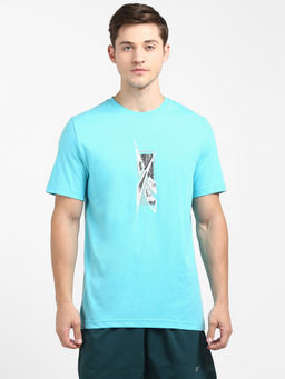 Reebok - Ess Bas Gr Tee Blue Training T-shirt