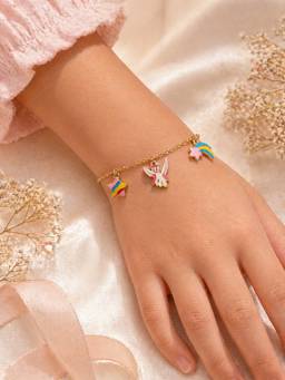 Silvpop Jewels - Magic Unicorn Charm Multicolor Bracelet