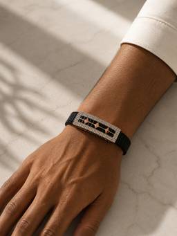 Silvpop Jewels - Imperial Gold Plated White Bracelet