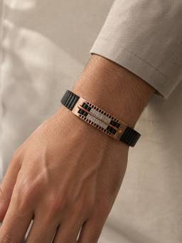 Silvpop Jewels - Baron Gold Plated White Bracelet