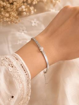Silvpop Jewels - Eternal Heart White Bracelet