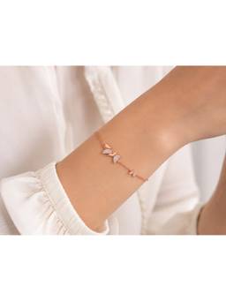 Silvpop Jewels - Fluttering Hearts White Bracelet