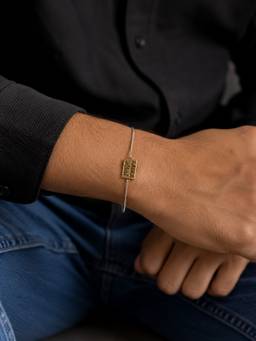 Silvpop Jewels - Bada Bhai Gold Bracelet