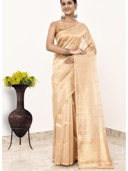 Naaritva Banaras - Pure Tissue Silk Handwoven Banaras Saree with Unstitched Blouse