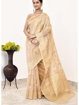 Naaritva Banaras - Pure Tissue Silk Handwoven Banaras Saree with Unstitched Blouse