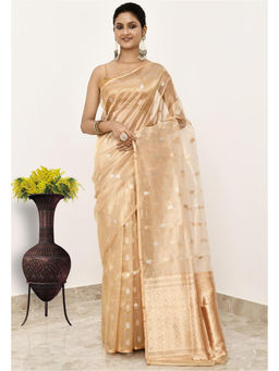 Naaritva Banaras - Pure Tissue Silk Handwoven Banaras Saree with Unstitched Blouse