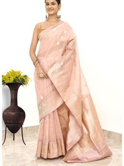 Naaritva Banaras - Pure Tissue Silk Handwoven Banaras Saree with Unstitched Blouse