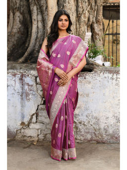 Naaritva Banaras - Pure Banarasi Katan Silk Saree with Unstitched Blouse