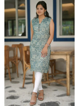 NILAM INDIA - Nitya Batik Green Kurti