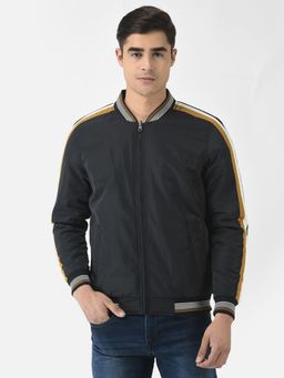 CRIMSOUNE CLUB - Men Reversible Jacket In Striped Sleeves