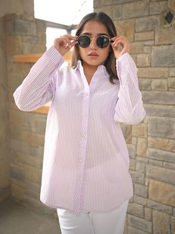 Club York - Lavender Striper Shirt