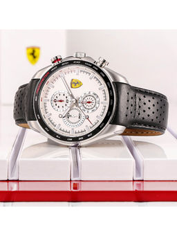Scuderia Ferrari - Silver Dial Round Analog Watch-0830651