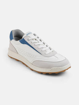 Mochi - Men White Synthetic Casual Lace-Up Sneakers