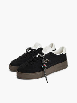 Tommy Hilfiger - Men Black Leather Sneakers