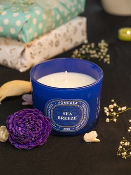 Voncasa - 3 Wick Sea Breeze Candle 250G