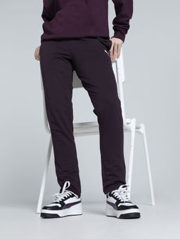 Puma - Basic Open Hem Women's Purple Trackpant