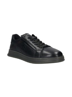 Bugatti - Fiero Black Mens Leather Sneakers
