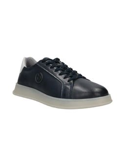 Bugatti - Fiero Dark Blue Mens Leather Sneakers