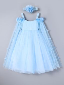 Hopscotch - Pom Pom Trimmed Ball Gown