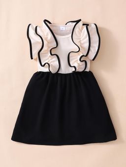 Hopscotch - Ruffle Accent Party Dress