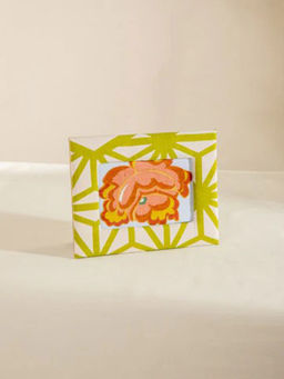 Freedom Tree - Assorted Handcrafted Yellow Fabric Photo frame