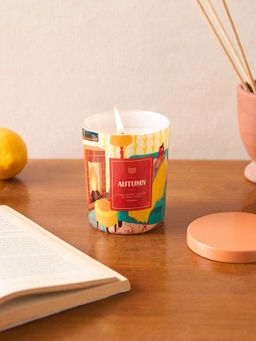 Chumbak - Autmun Soy Wax Candle, Apple & Cinnamon