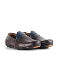 Monkstory - Dual Tone Driving Burgundy Loafers