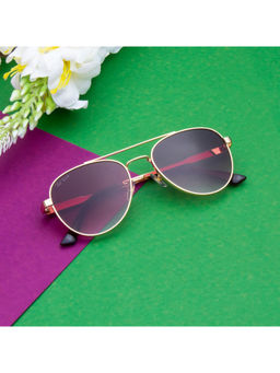 TED SMITH - Aviator Brown Sunglasses for Men Women (55)