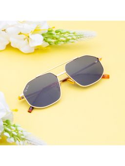 TED SMITH - Aviator Grey Sunglasses for Men Women (55)