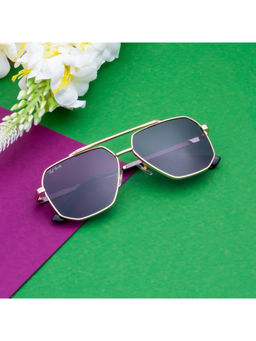 TED SMITH - Aviator Grey Sunglasses for Men Women (60)