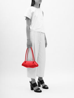 Behno New York - Elizabeth Baguette Mini Pebble Red