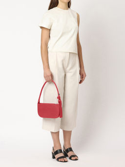 Behno New York - Ina Mini Pouchette Pebble Red