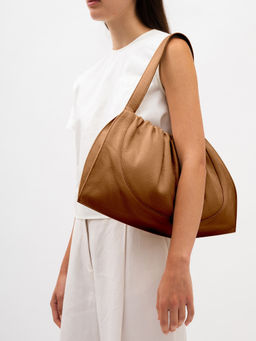 Behno New York - Ana Tote Large Pebble Almond
