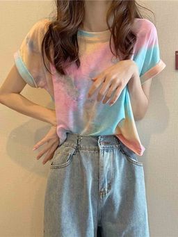 MISS MOSA BY AKANKSHA - Delfina Tie and Dye T-Shirt