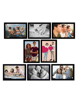 eCraftIndia - Memory Wall Collage Photo Frame - Set of 8 Photo Frames
