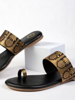 dhaaga - Black Midnight Maharani - Kolhapuri Flat