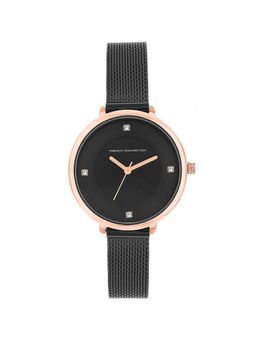 French Connection - Black Analogue Watch For Women- FCN0007B-R