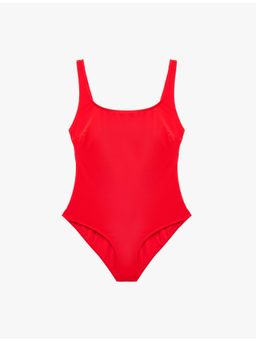 Koton - Red Strappy Swimsuit