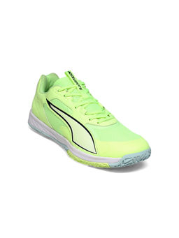 Puma - Unisex Green Accelerate Pro 4 Multi-Traction Badminton Shoes