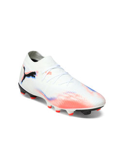 Puma - Unisex White FUTURE 8 MATCH FG/AG Football Shoes