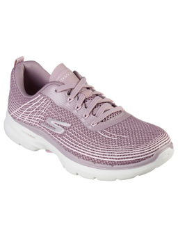 SKECHERS - Women Purple GO WALK 6 STUNNING GLOW Sports Walking Shoes