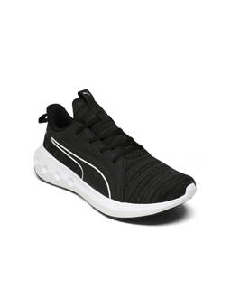 Puma - Unisex Black SOFTRIDE Carson Knit Running Shoes