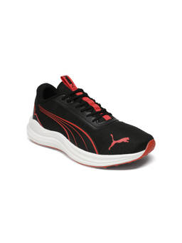 Puma - Unisex Black GridFlex Lite Durable Traction Running Shoes