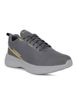 LIBERTY - Men Grey Leap7x KOOPER-1E Dark Sports Lacing Running Shoes