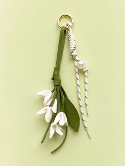 EcoRight - White Lilybud Bag Charm
