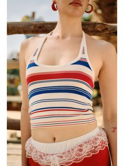 Bonkers Corner - Beachline Halter Crop Top for Women